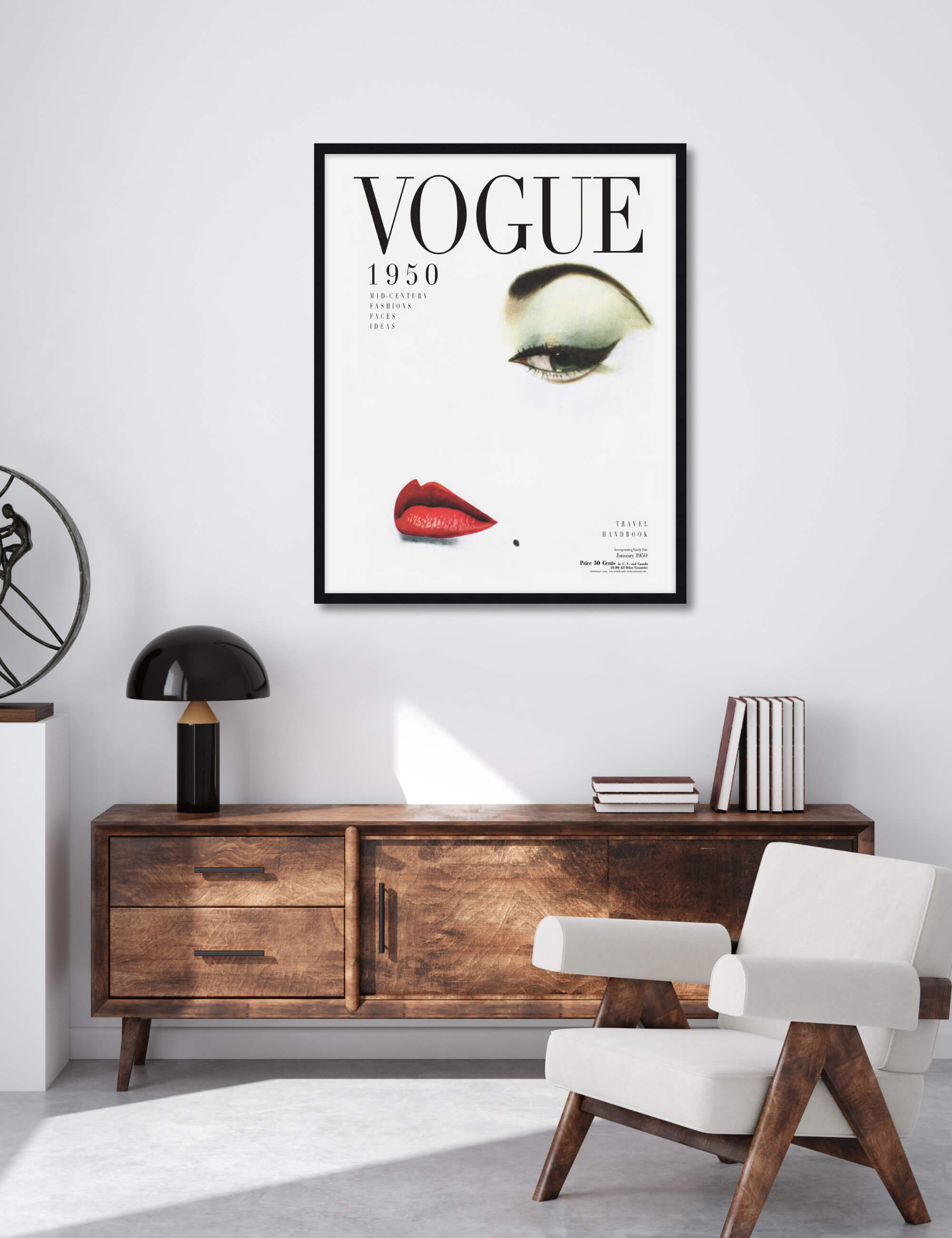 Vogue Cover 1950 Wall Art for Office