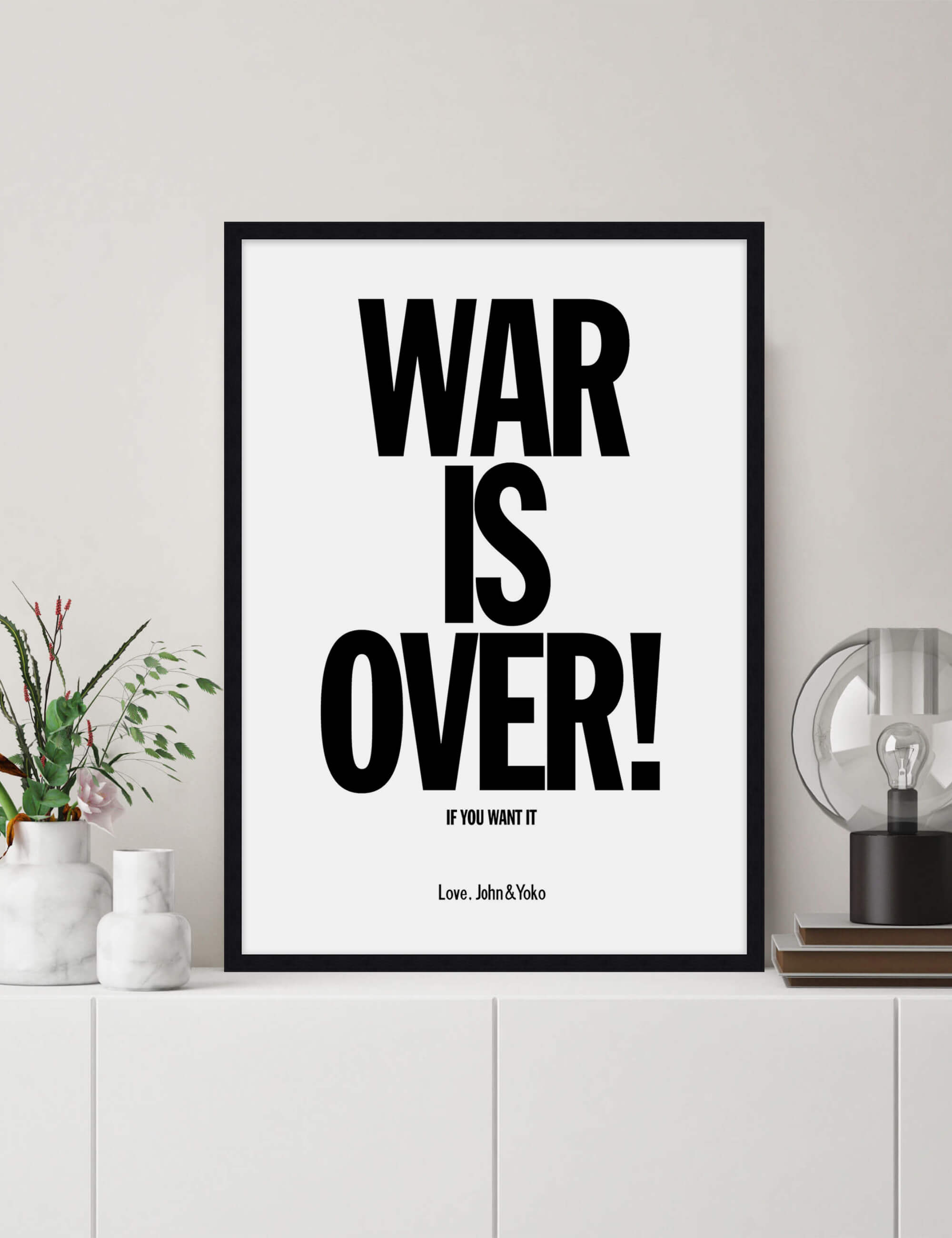 War Is Over Wall Art
