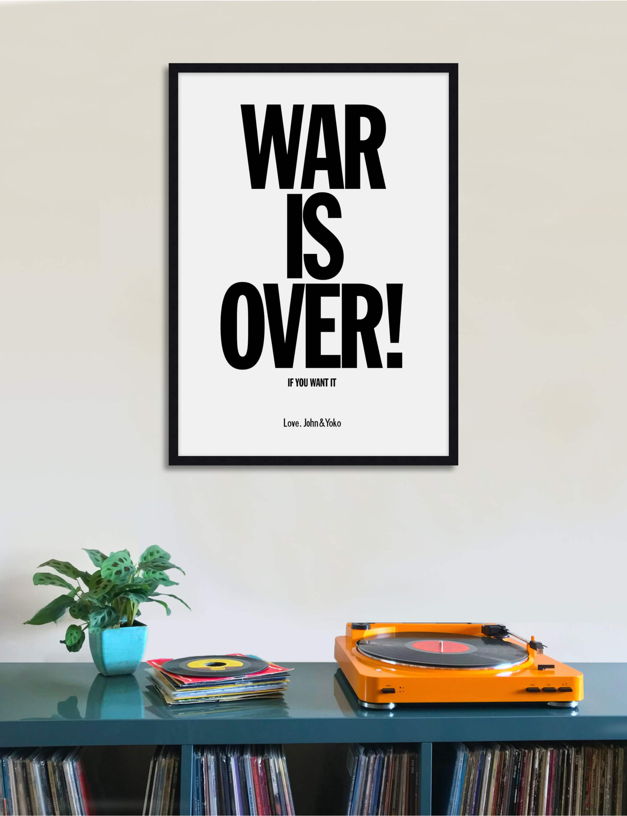 War Is Over Wall Art