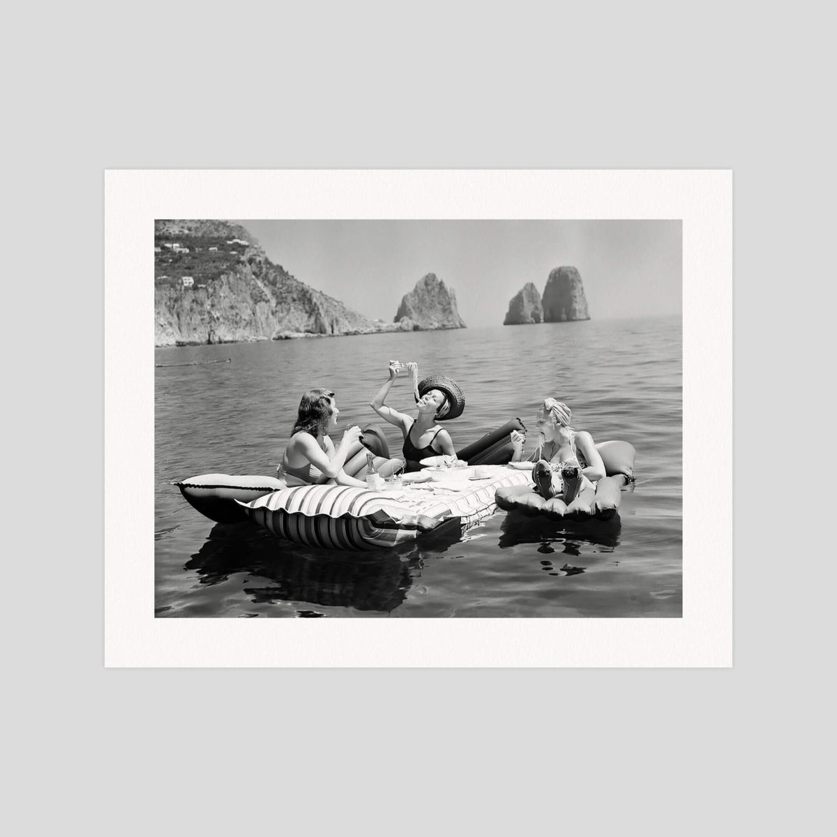 Woman Eating Spaghetti gallery quality art print produced using 100% cotton rag textured art paper and pigment based archival inks in New Zealand.