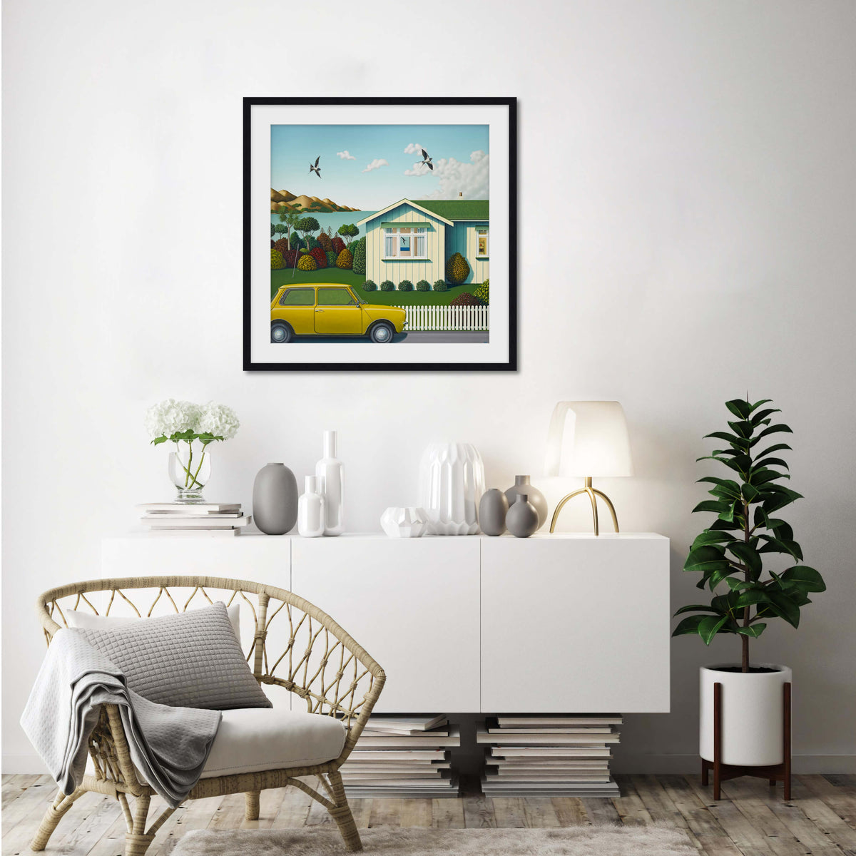 1979 Bach With Mini by Hamish Allen Wall Art for Living Room