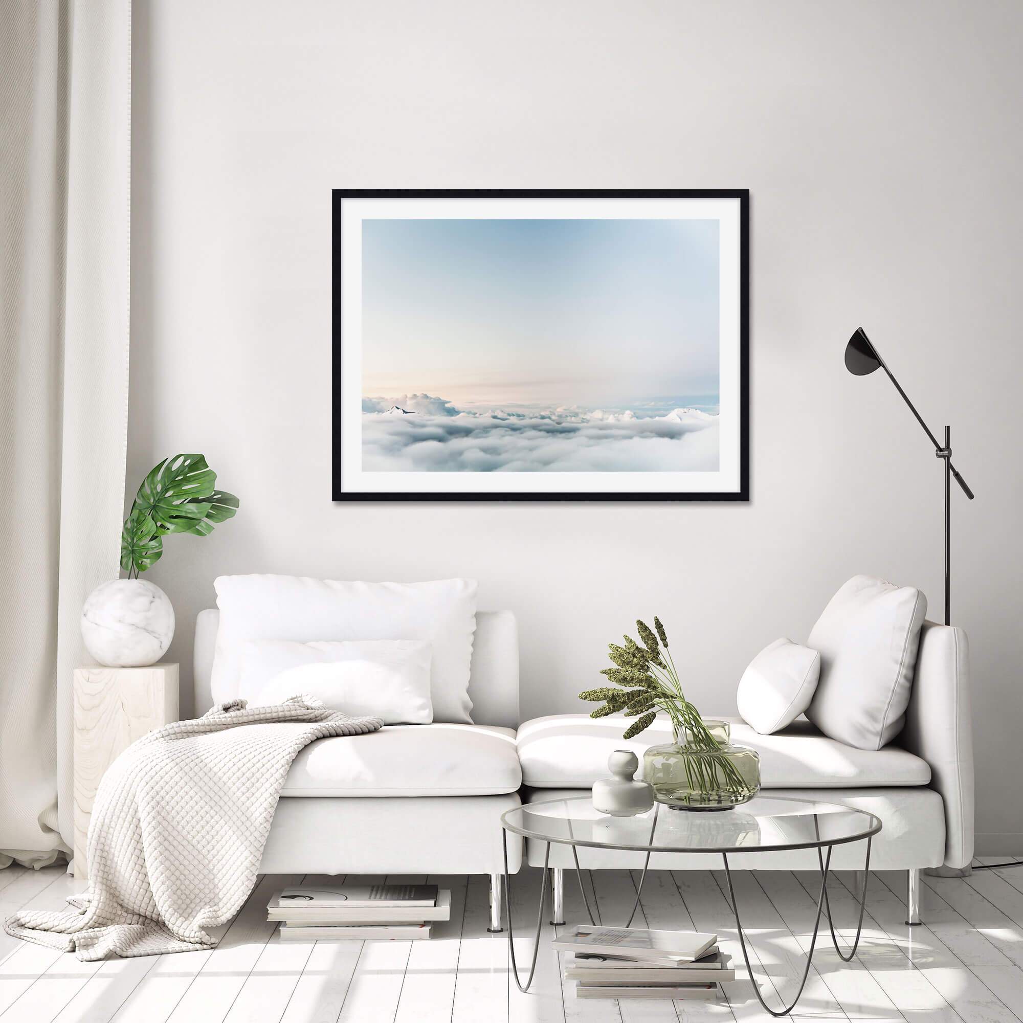 Above The Clouds Wall Art for Living Room