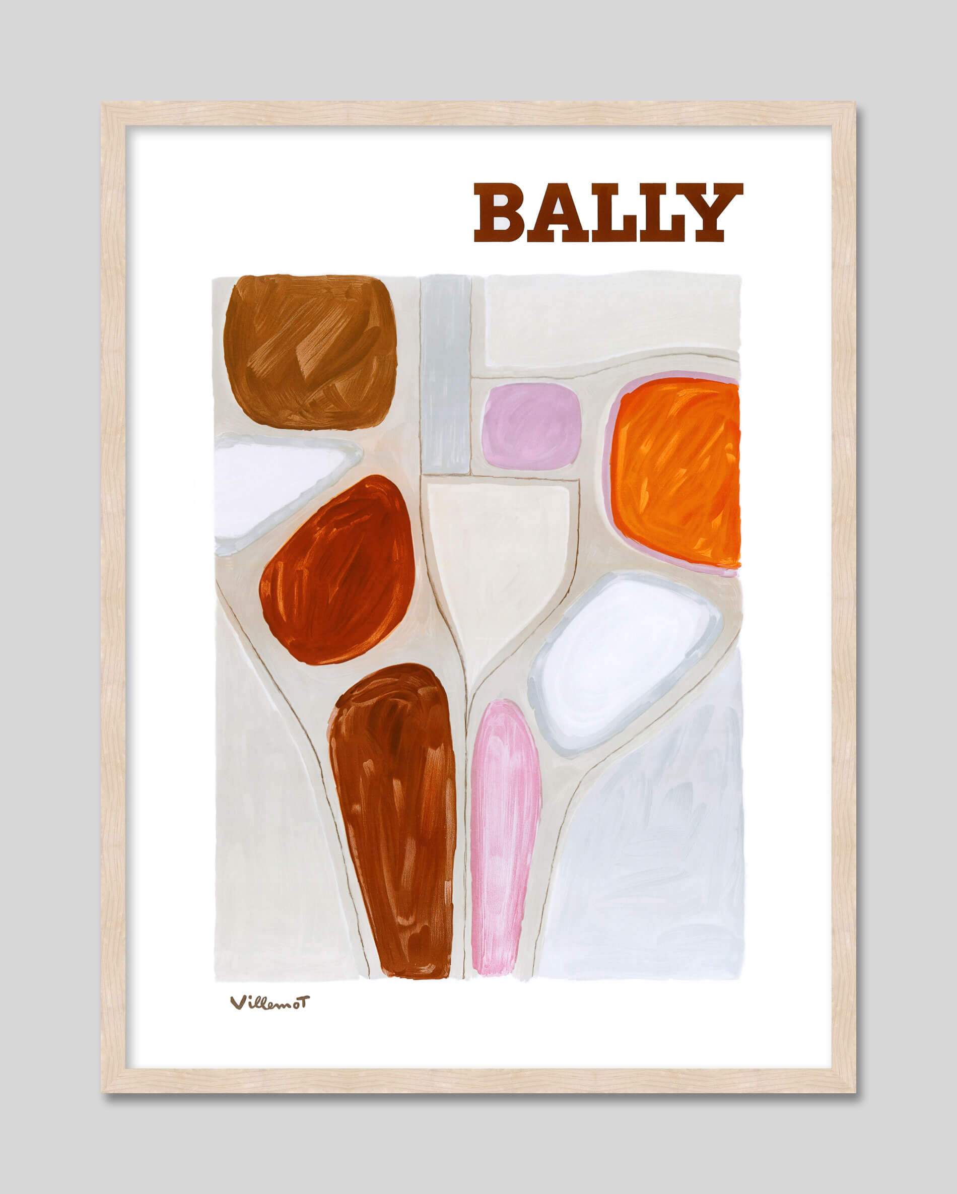 Bally framed discount art