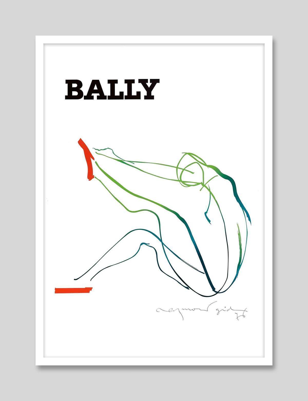 Bally Shoelaces Vintage Poster by Raymond Gid | Pop Motif