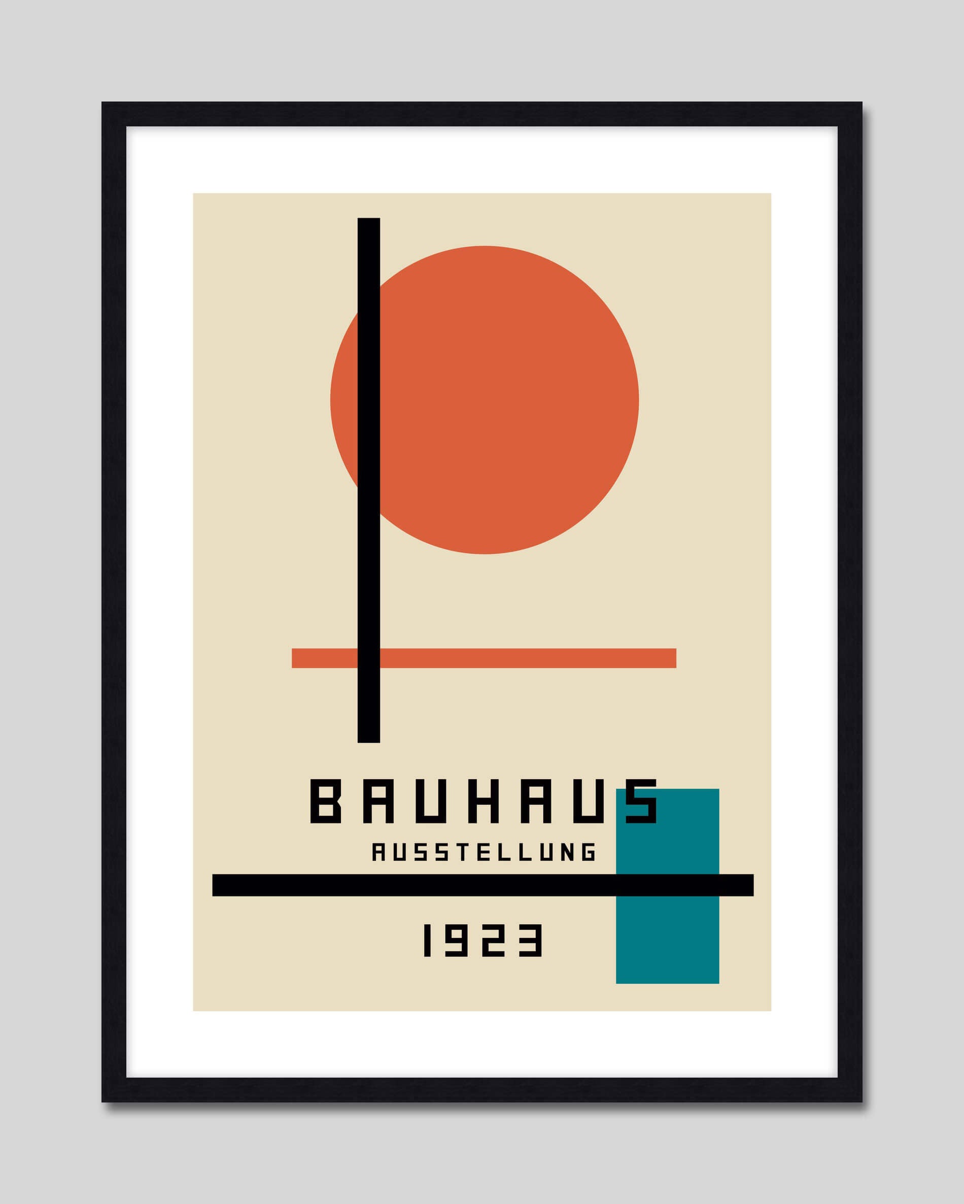 Bauhaus Ausstellung 1923 Shapes Art Print