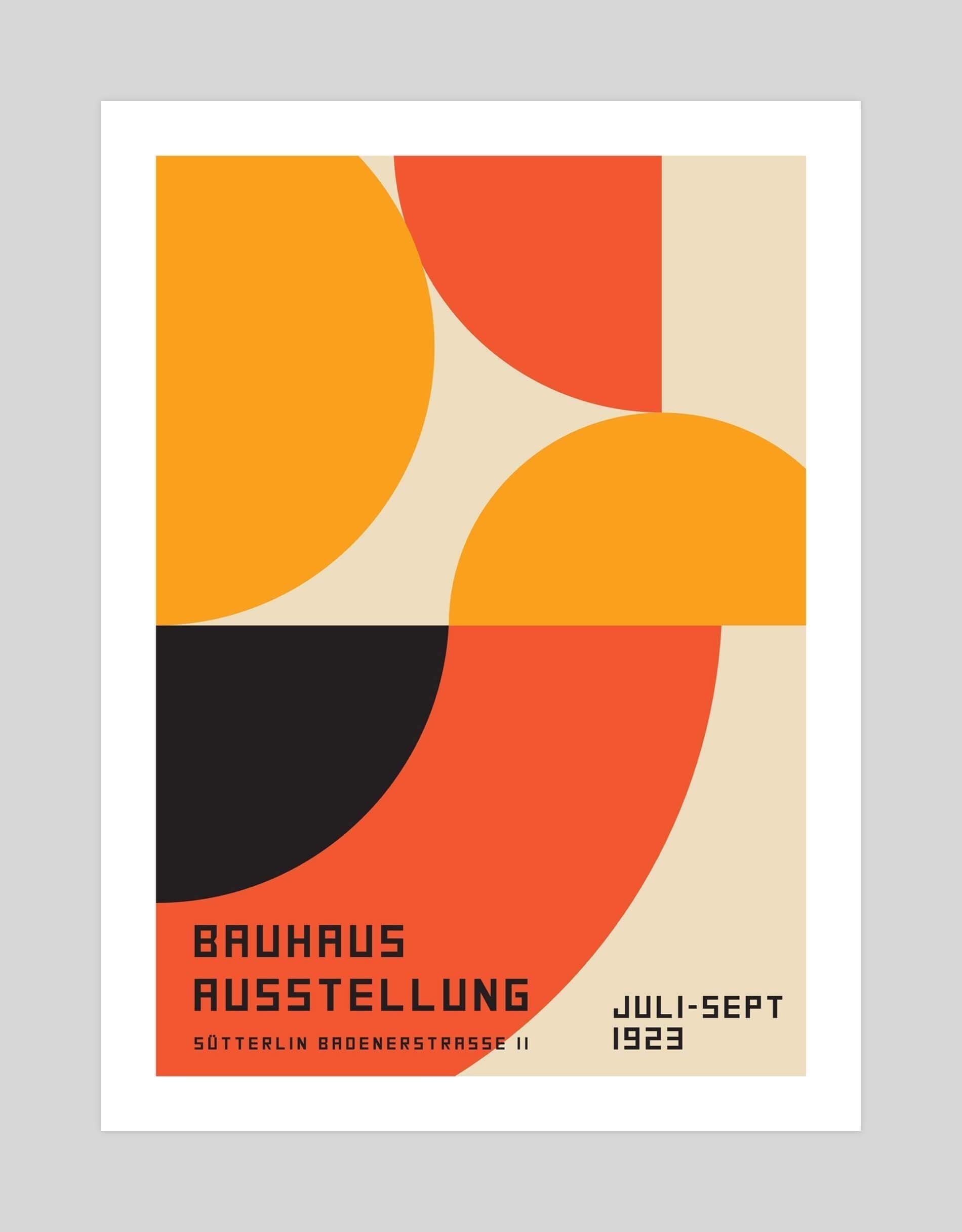 scramble dette overvåge Bauhaus Ausstellung 1923 Poster Art Print | Pop Motif NZ