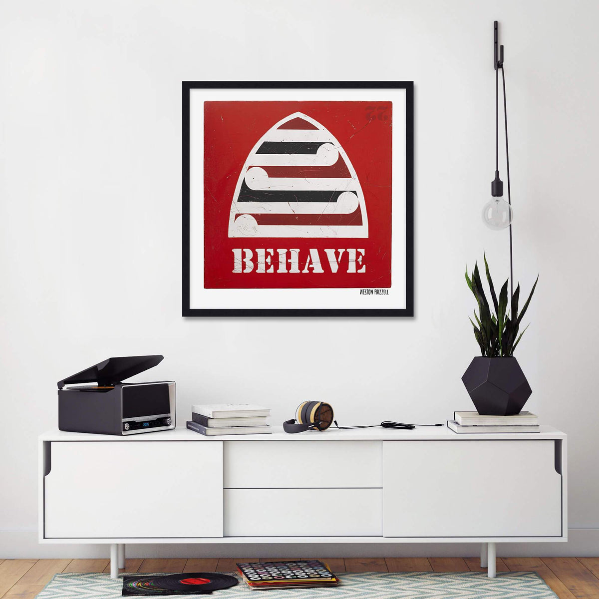 Behave by Weston Frizzell Wall Art