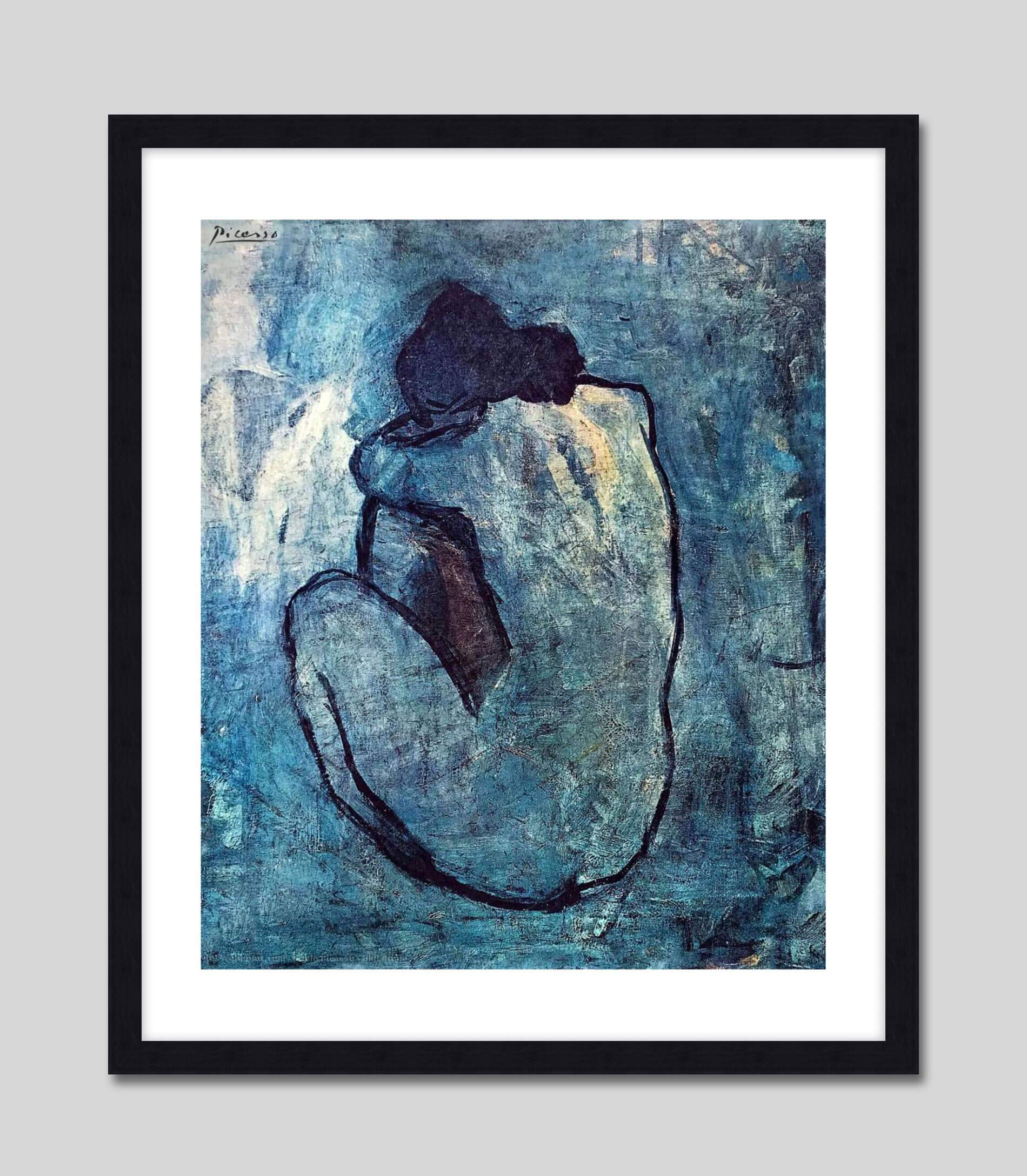 Blue Nude by Pablo Picasso Art Print | Pop Motif