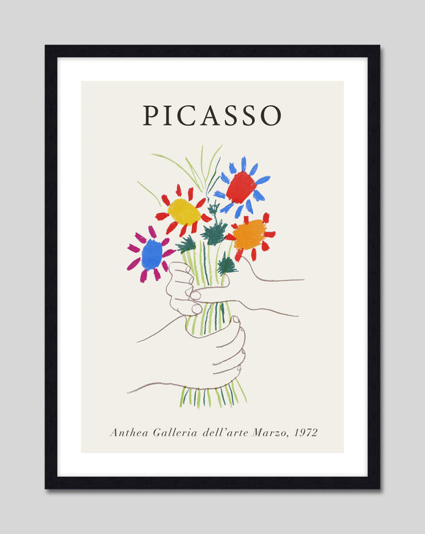 Picasso Bouquet Of Peace 1972 Art Print | Pop Motif