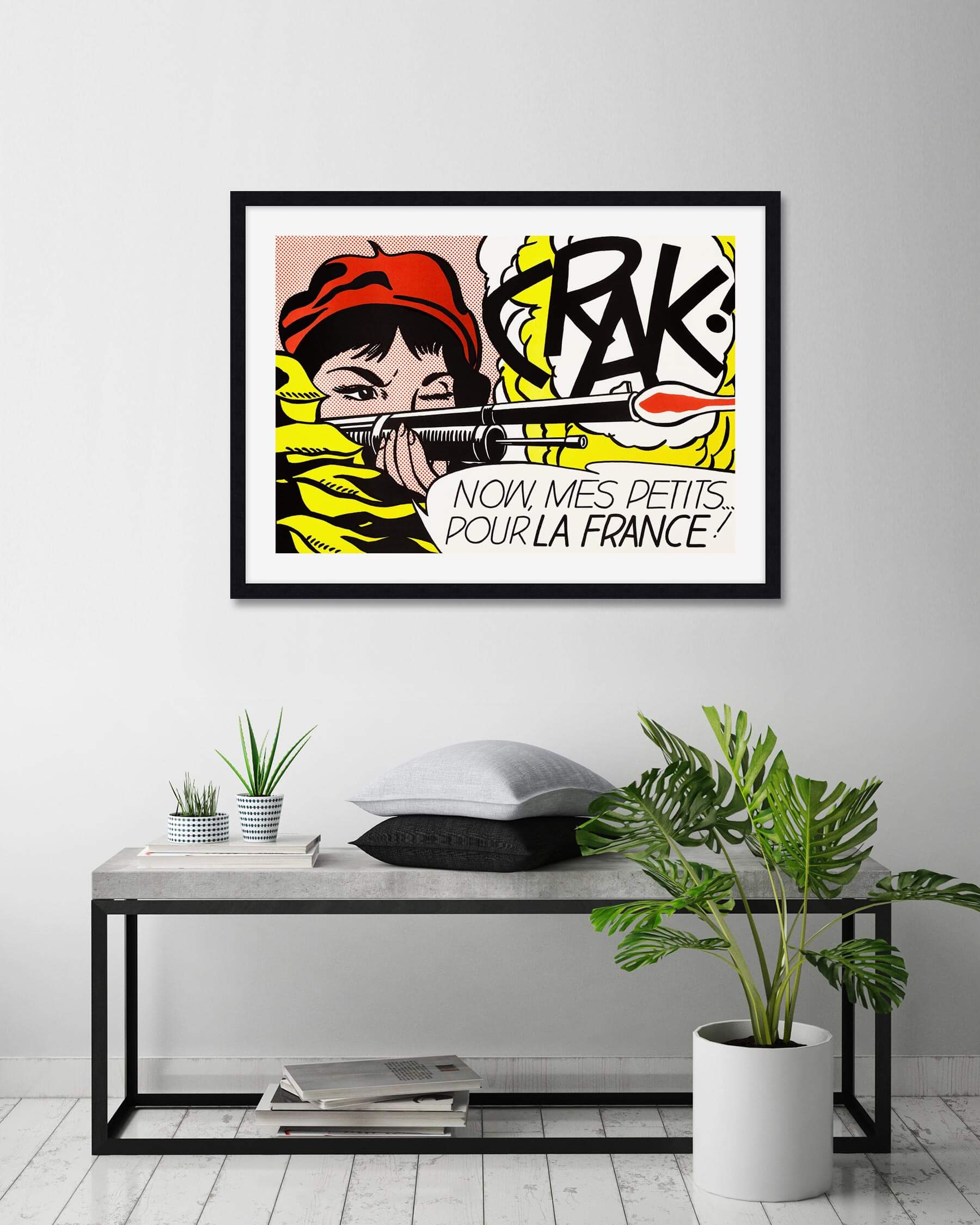 CRAK by Roy Lichtenstein Wall Art for Living Room