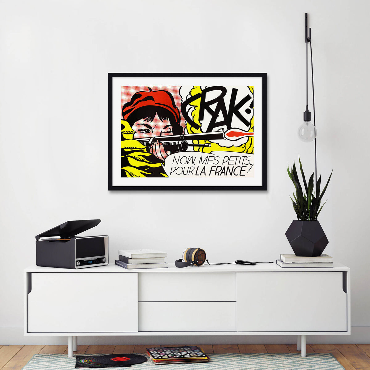 CRAK by Roy Lichtenstein Wall Art