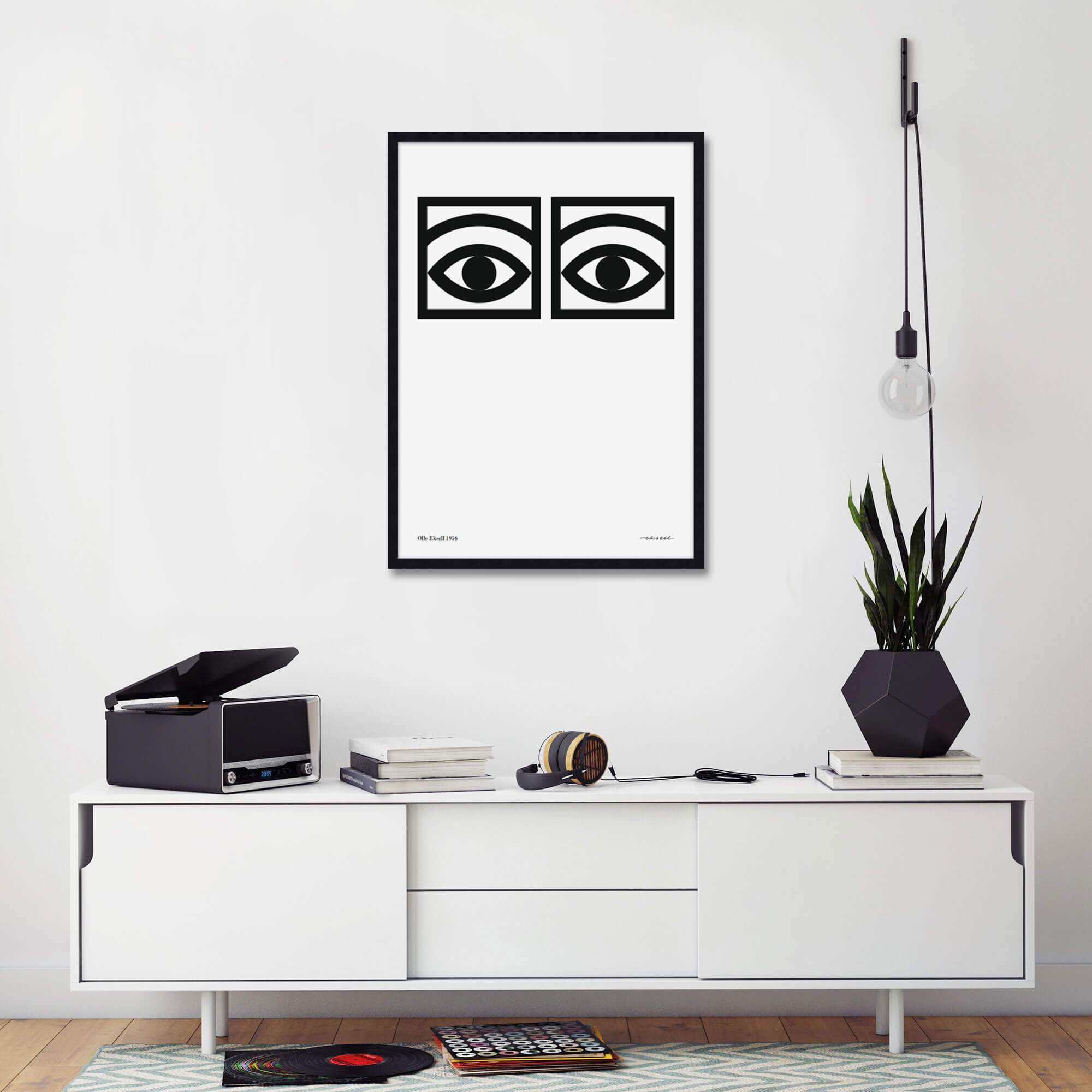 Cacao Eyes by Olle Eksell Wall Art for Living Room