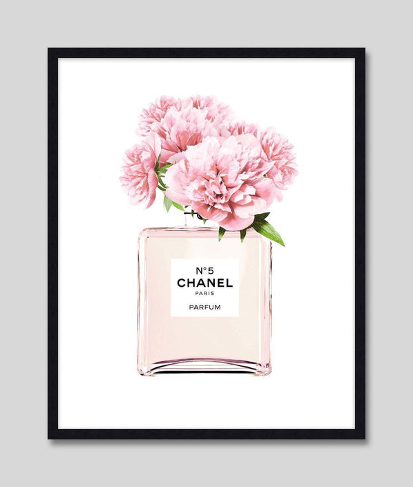 Chanel Flowers Art Print | Pop Motif