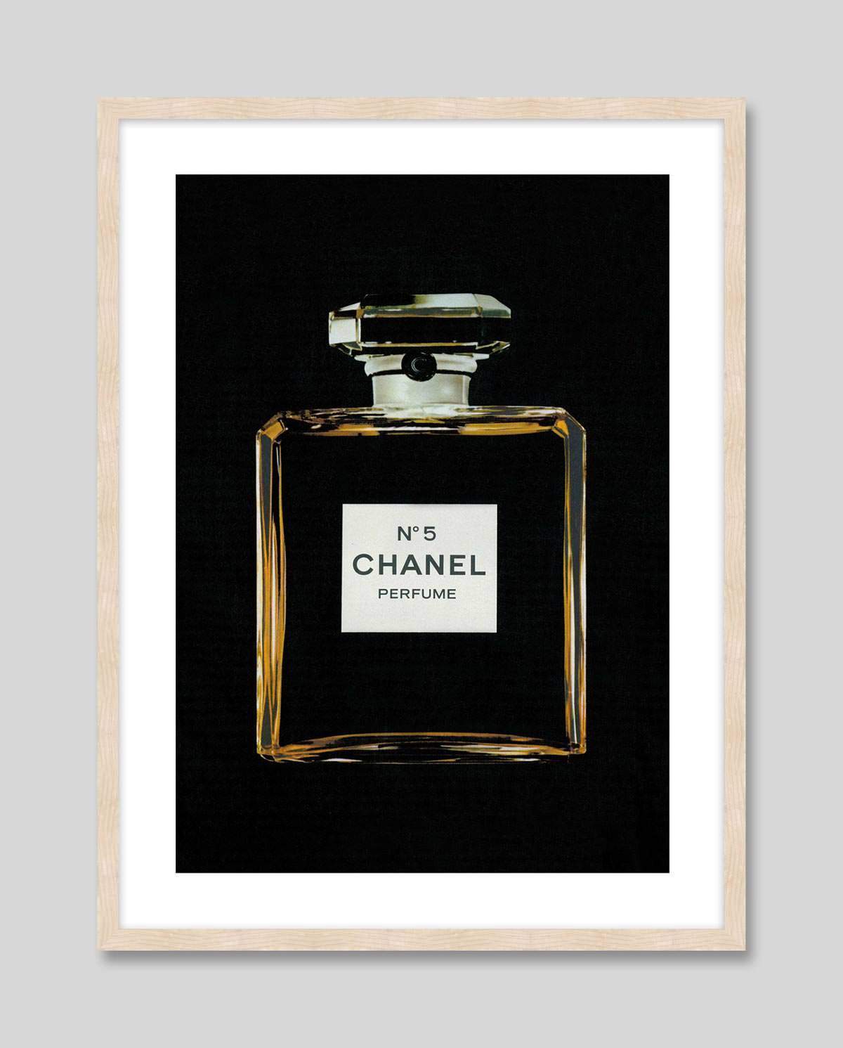 1999 Original Chanel No 5 Poster Perfume Bottles Original Vintage Poster
