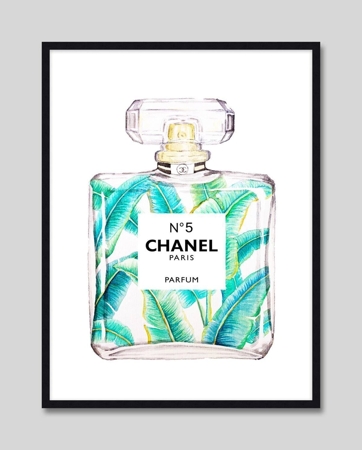 Chanel Palms Art Print | Pop Motif