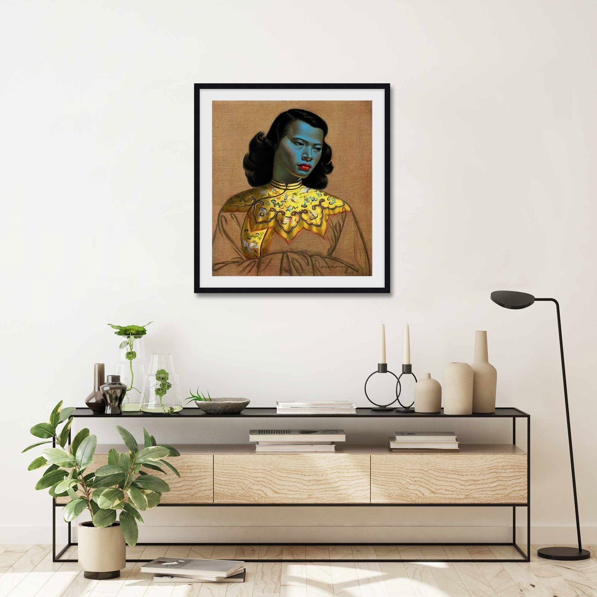 Chinese Girl by Tretchikoff Wall Art for Living Room