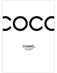COCO Chanel - Butterfly's edition - Cheeky Bunny - Ink on Canvas