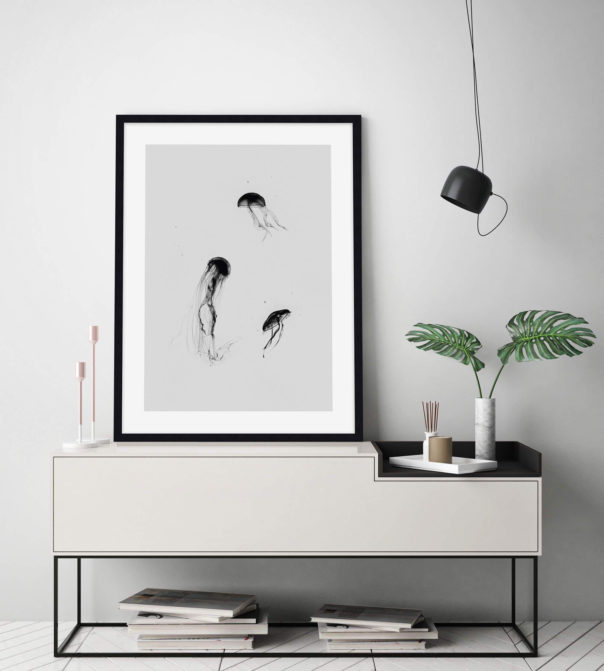 Dancing Jellyfish Wall Art