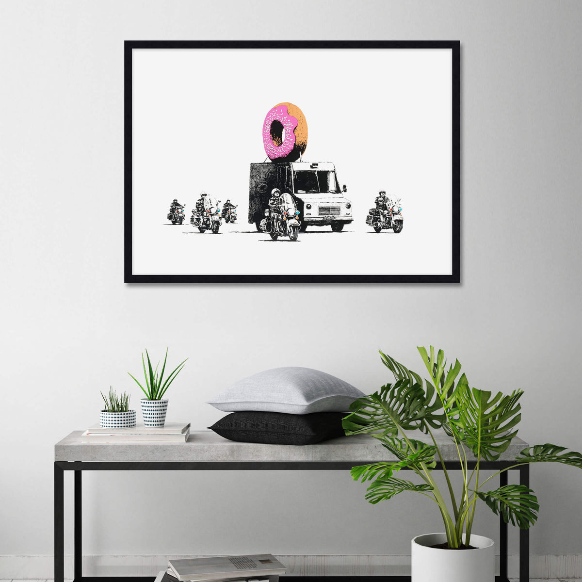 Donut by Banksy Wall Art for Bedroom