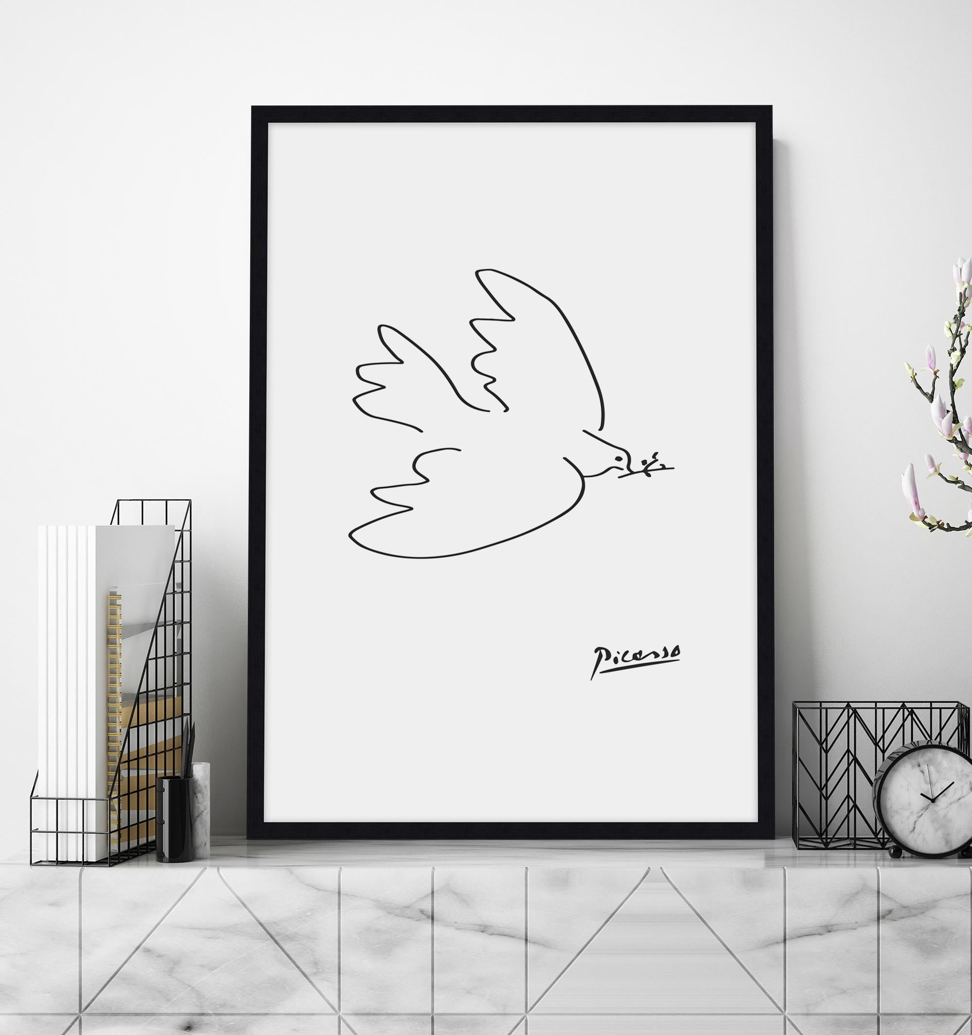 Dove Of Peace by Pablo Picasso Wall Art for Office