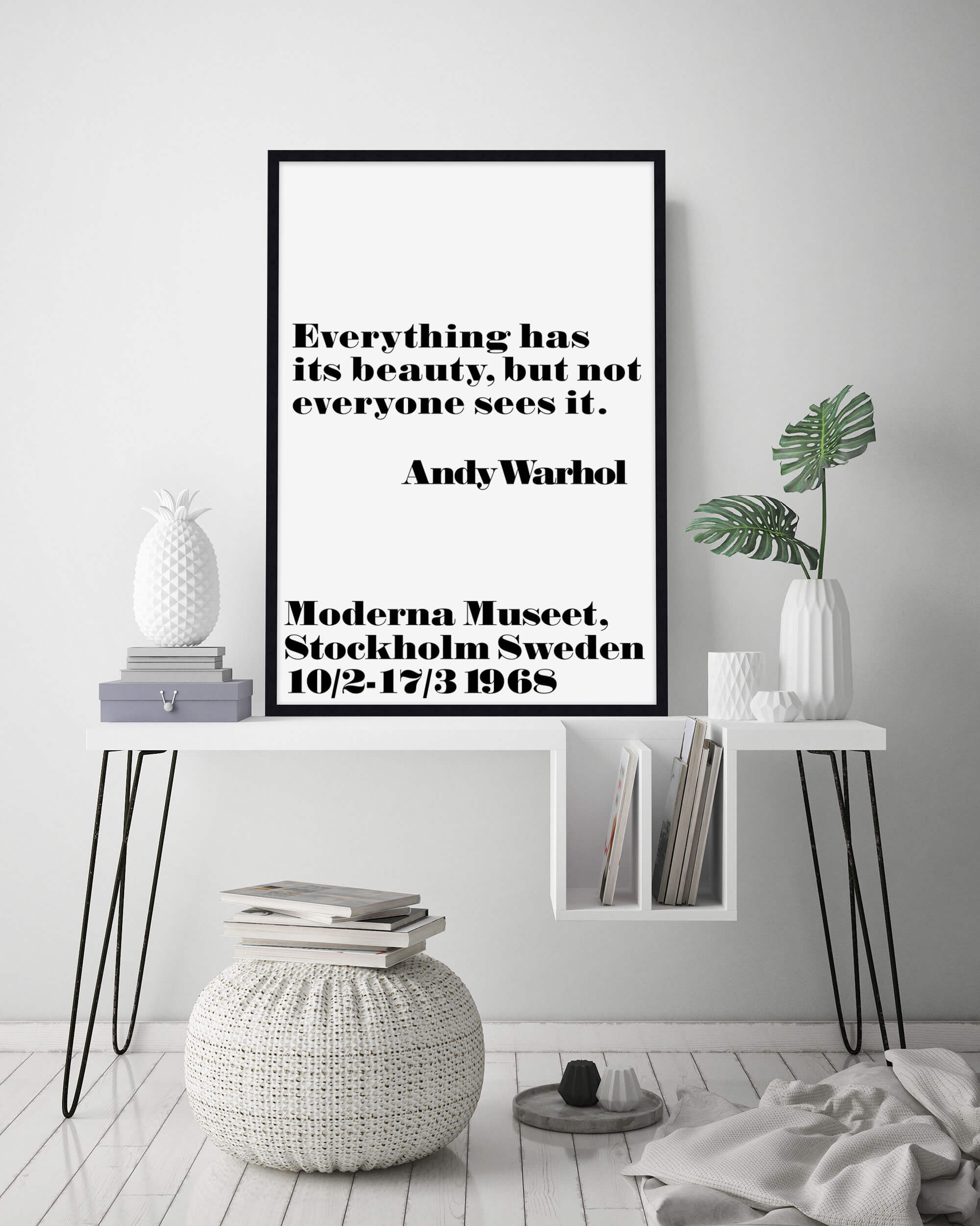 Everything Has Beauty by Andy Warhol Wall Art for Bedroom