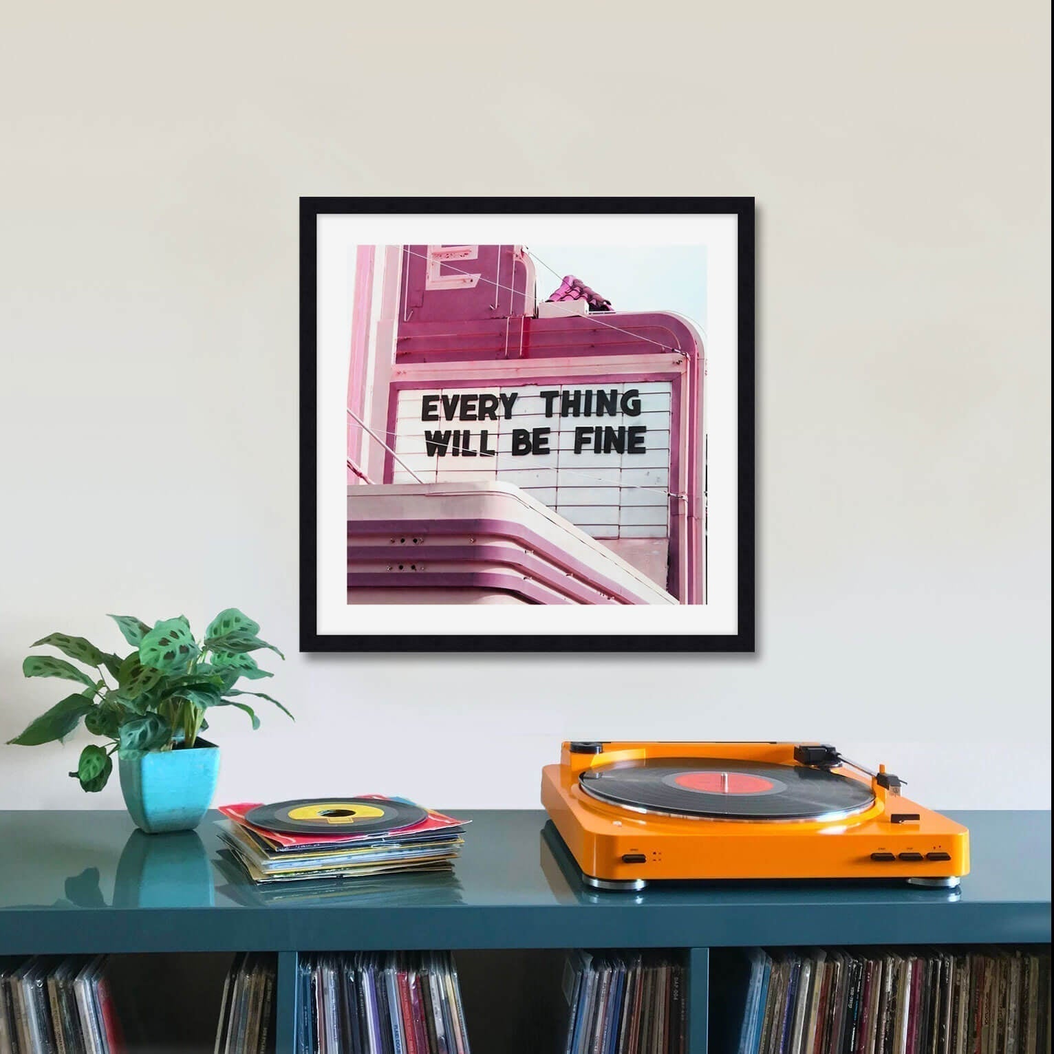 Everything Will Be Fine Wall Art for Living Room