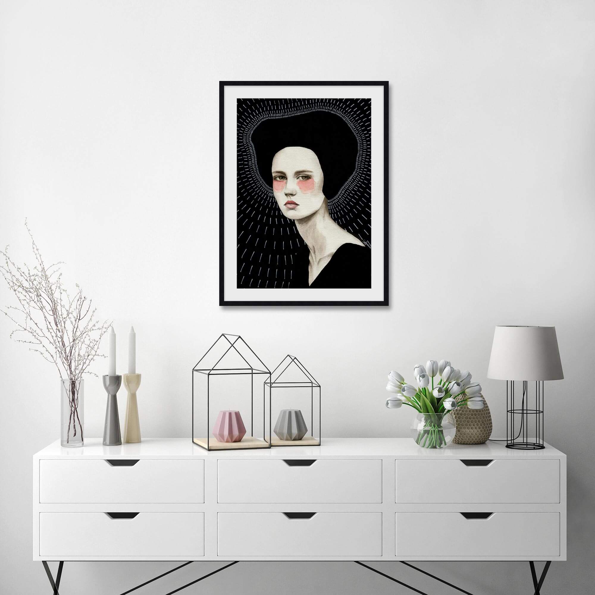 Freda by Sofia Bonati Wall Art for Living Room