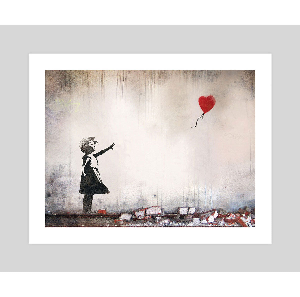 Girl With Balloon by Banksy Art Print | Pop Motif