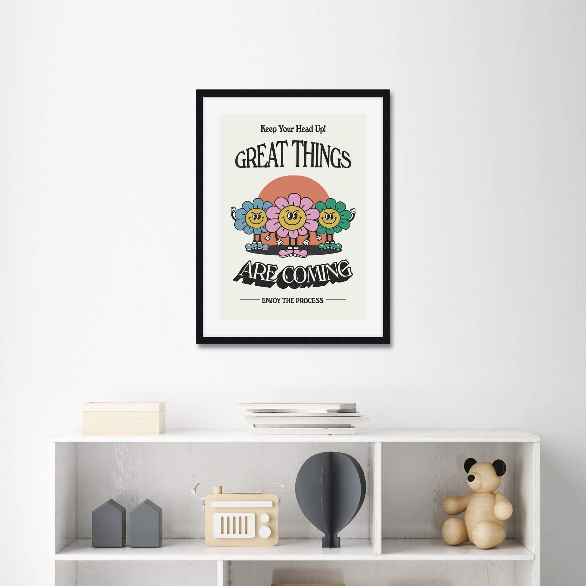 Great Things Are Coming Wall Art for Nursery