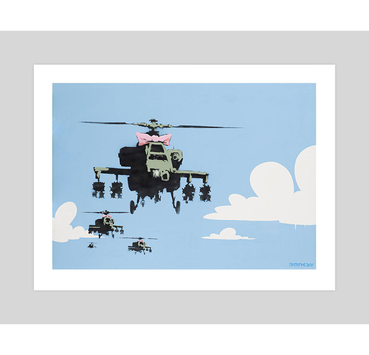 Banksy Happy Chopper SCREEN PRINTWCPポスター - ポスター