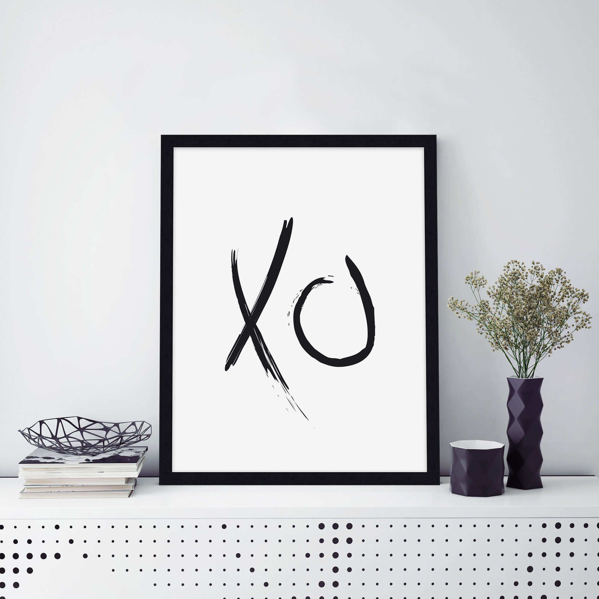 Hugs And Kisses by Melinda Wood Wall Art for Living Room