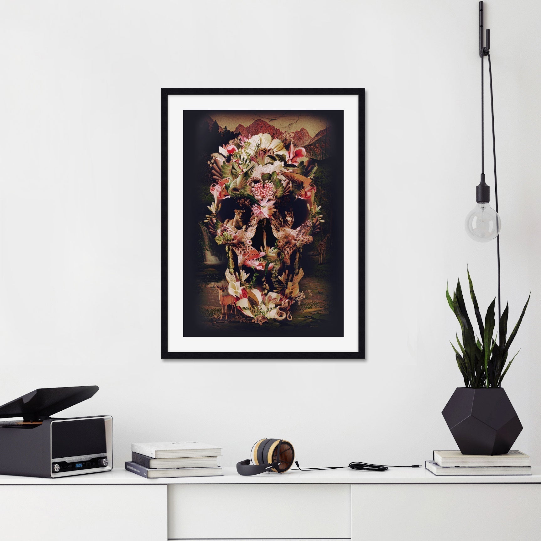 Jungle Skull by Ali Gulec Wall Art