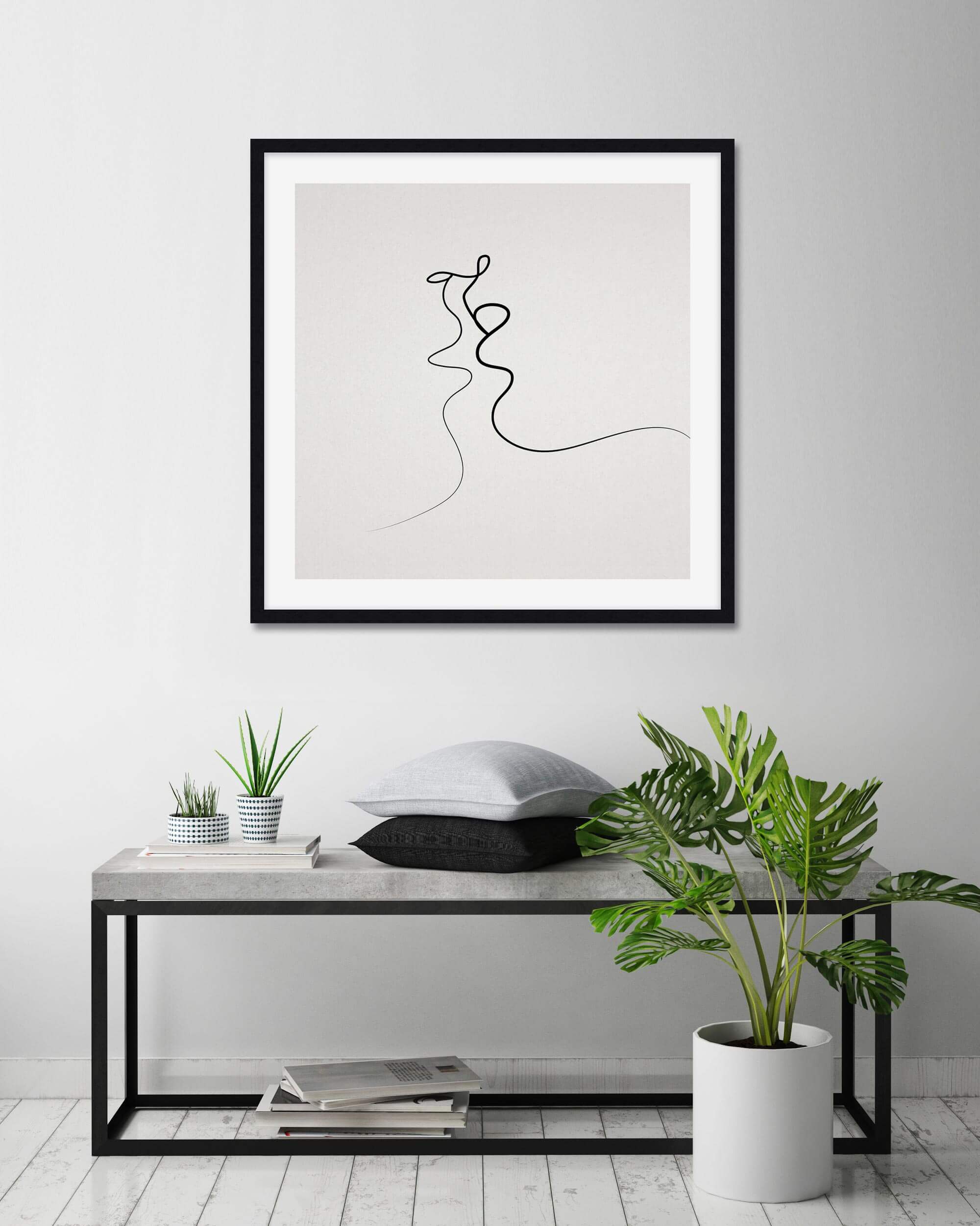 Kiss by Quibe Wall Art for Bedroom