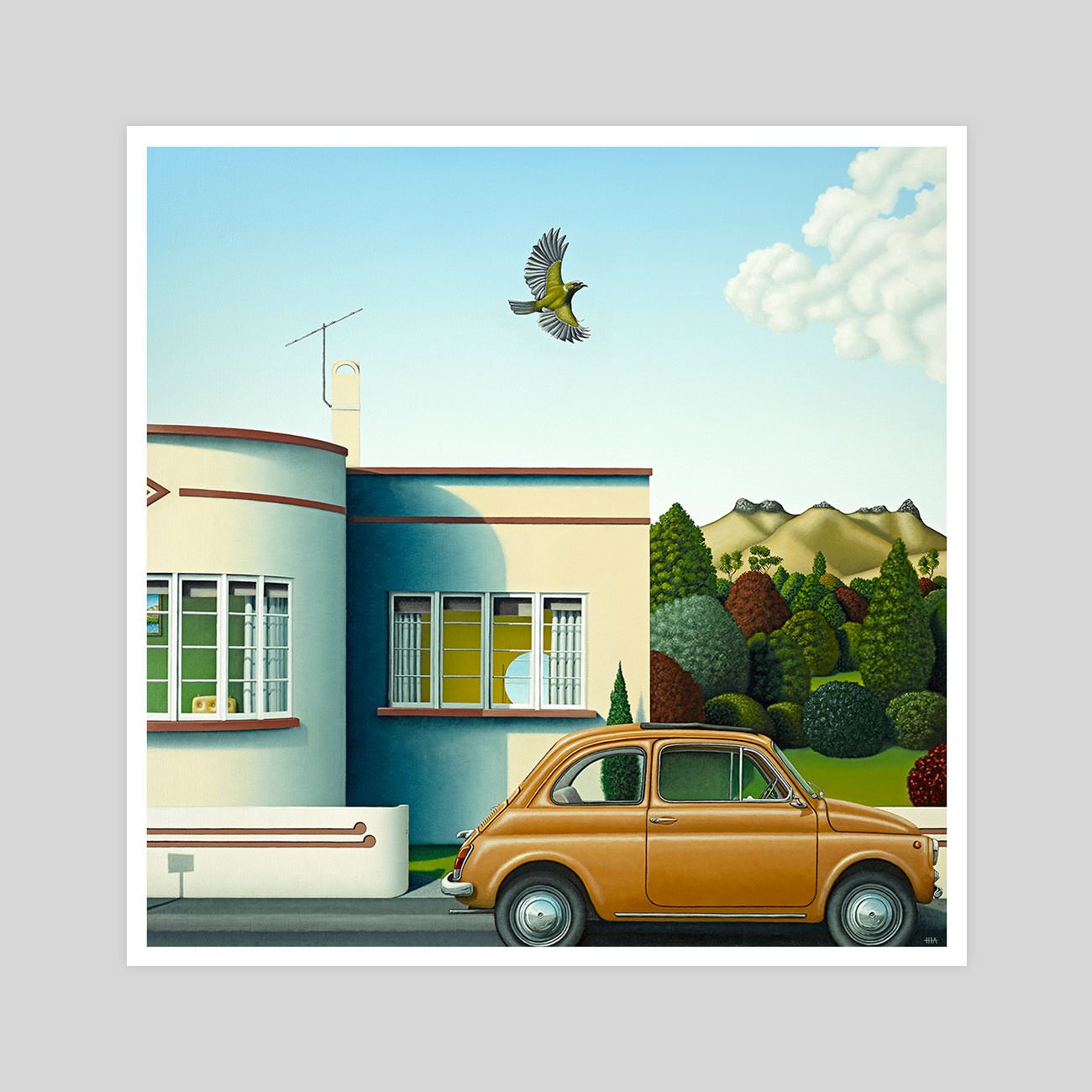 Korimako by Hamish Allen Art Print