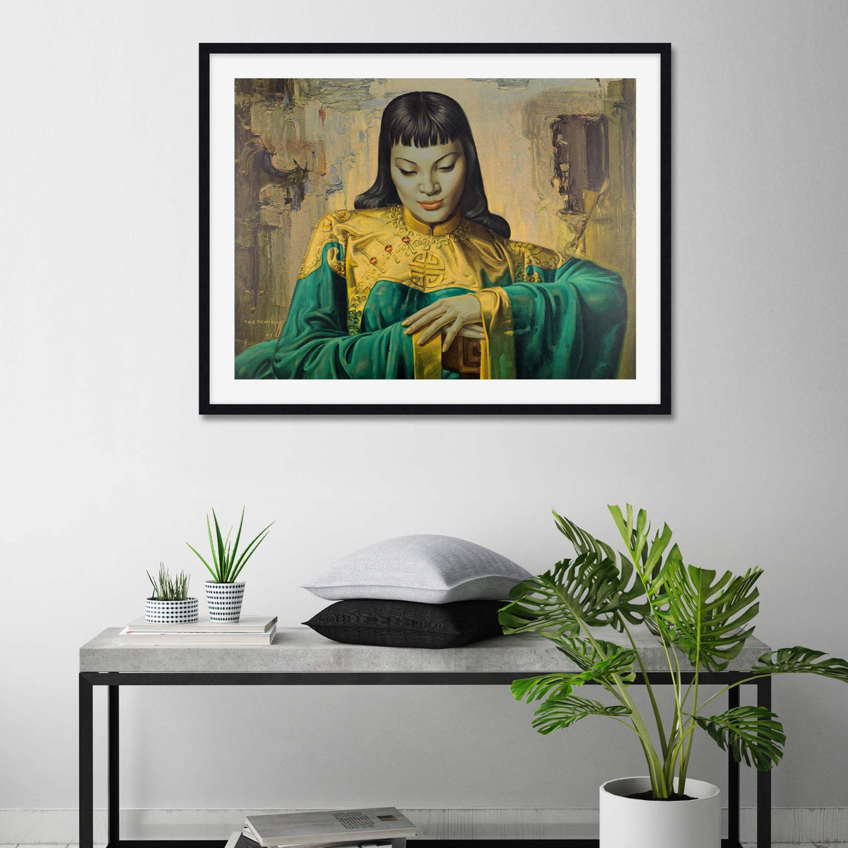 Lady Of The Orient by Tretchikoff Wall Art for Bedroom
