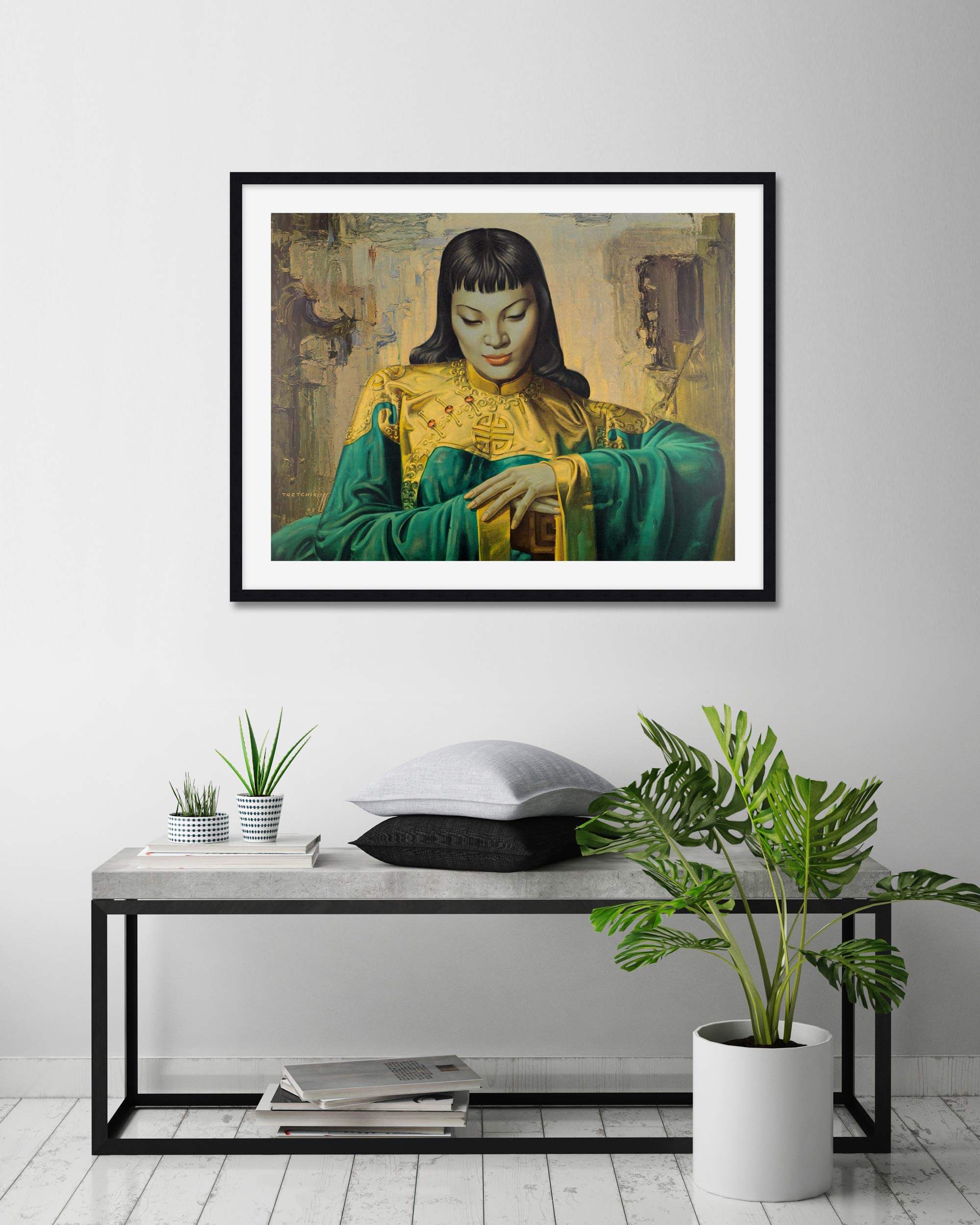 Lady Of The Orient by Tretchikoff Wall Art for Bedroom