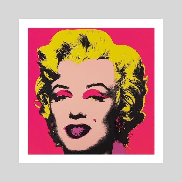 Marilyn Monroe Hot Pink by Andy Warhol Art Print | Pop Motif