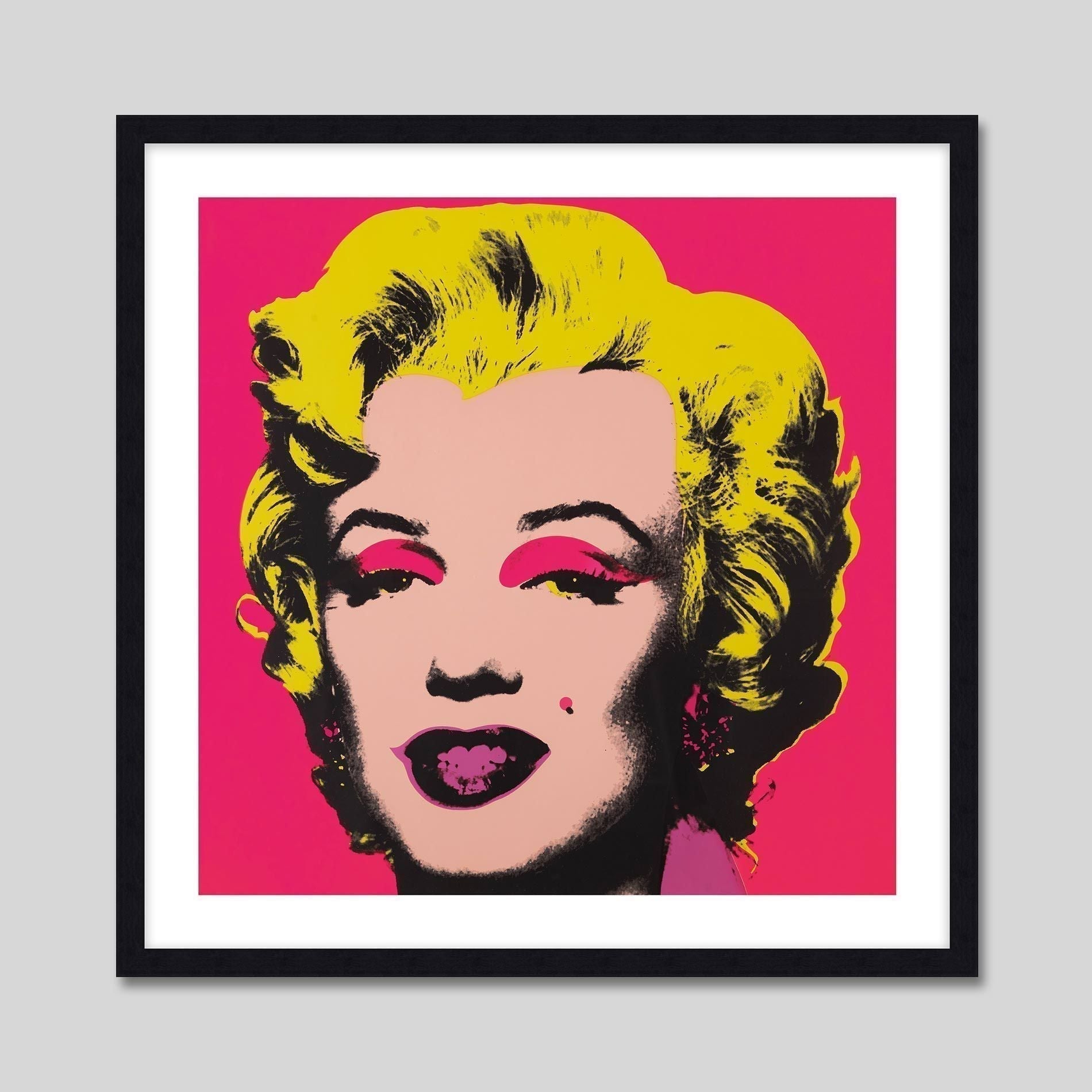 WARHOL、Marilyn、希少画集画、新品額装付