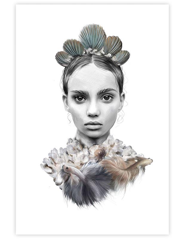 Marina by Linn Wold Art Print