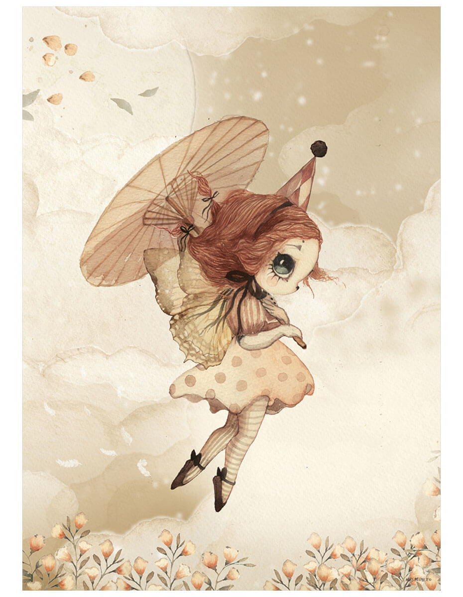 My Umbrellar by Mrs Mighetto Art Print