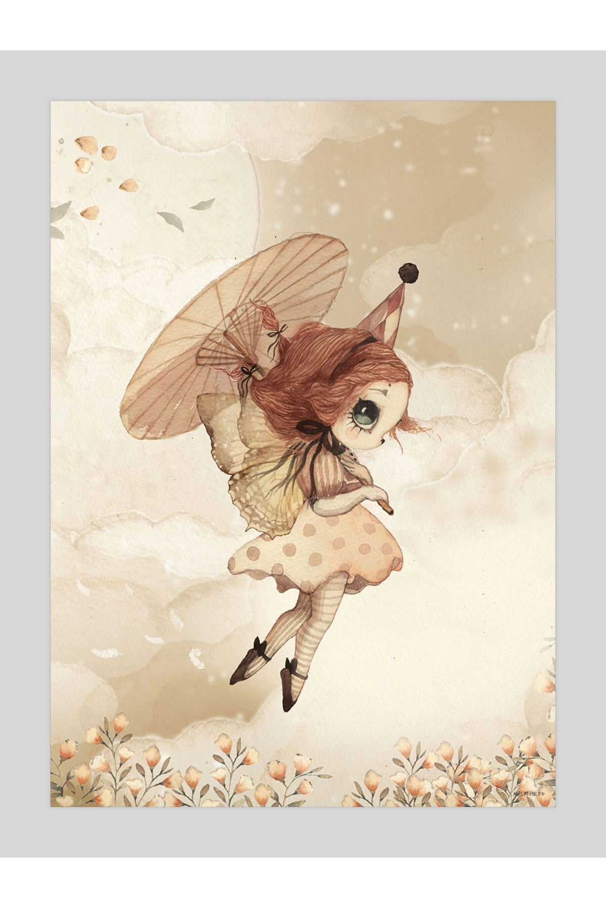 My Umbrellar by Mrs Mighetto Art Print