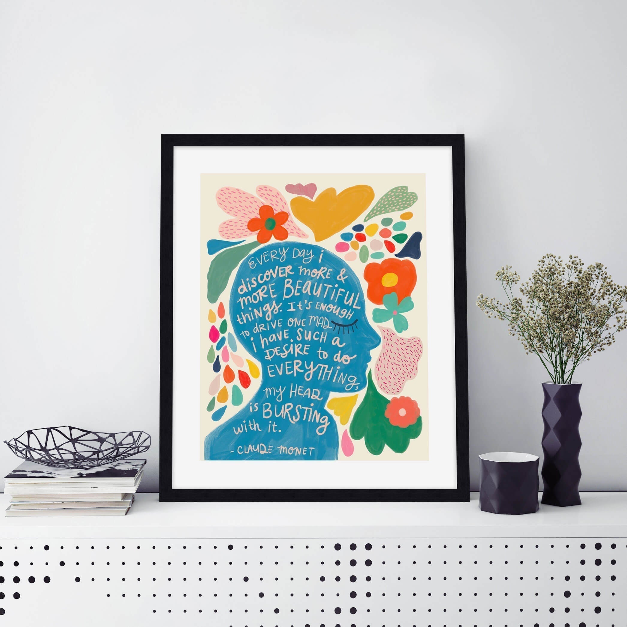 Monet Beautiful Things by Emilie Anne Jenks Wall Art