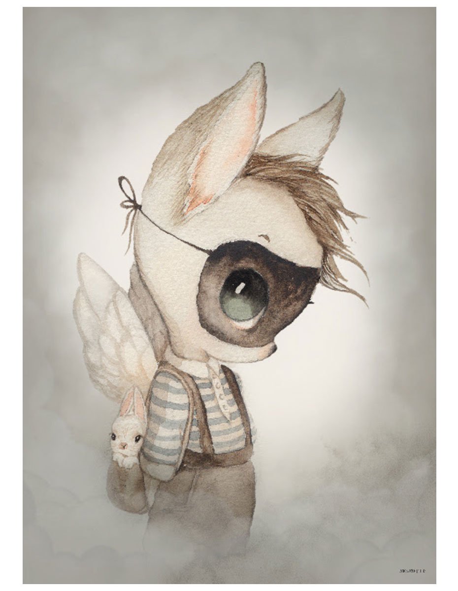 Mr Fred by Mrs Mighetto Art Print