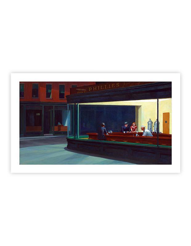 Nighthawks by Edward Hopper Art Print | Pop Motif