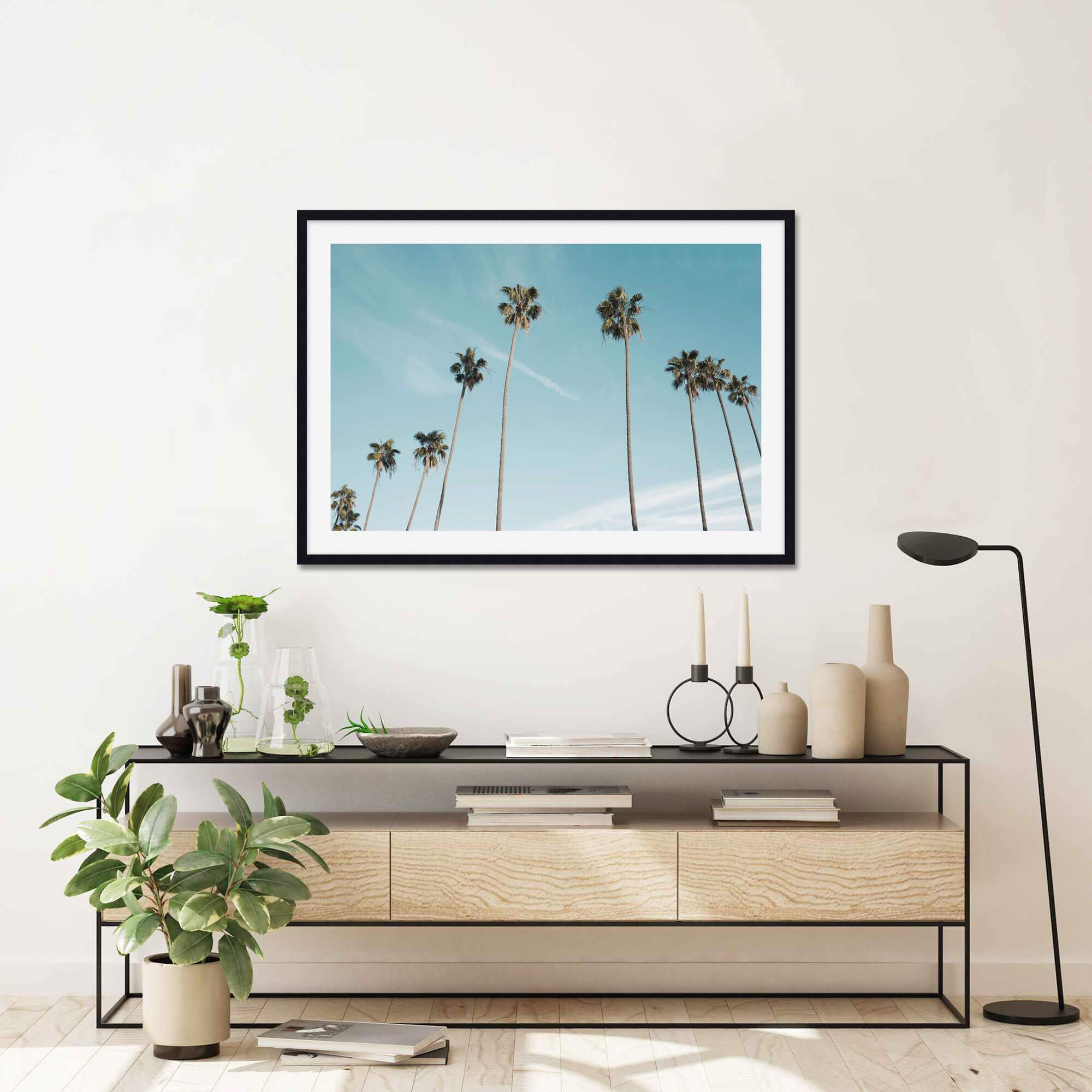 Palm Trees Photography Art Print | Pop Motif