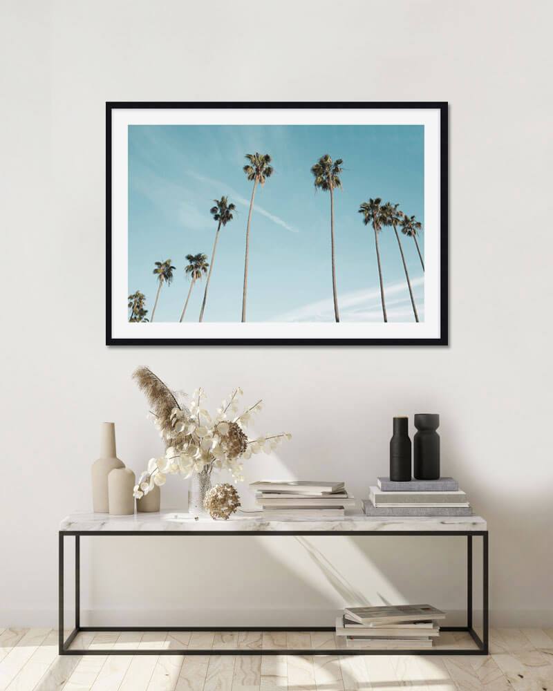 Palm Trees Wall Art for Bedroom
