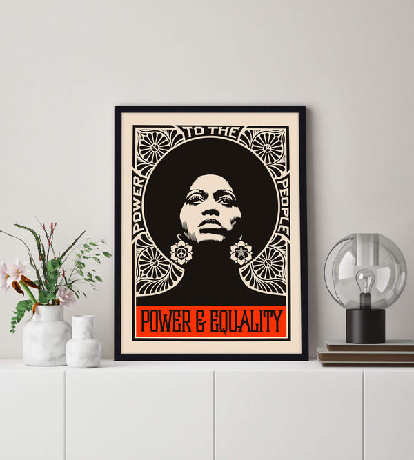 Power And Equality by Shepard Fairey Art Print – Pop Motif