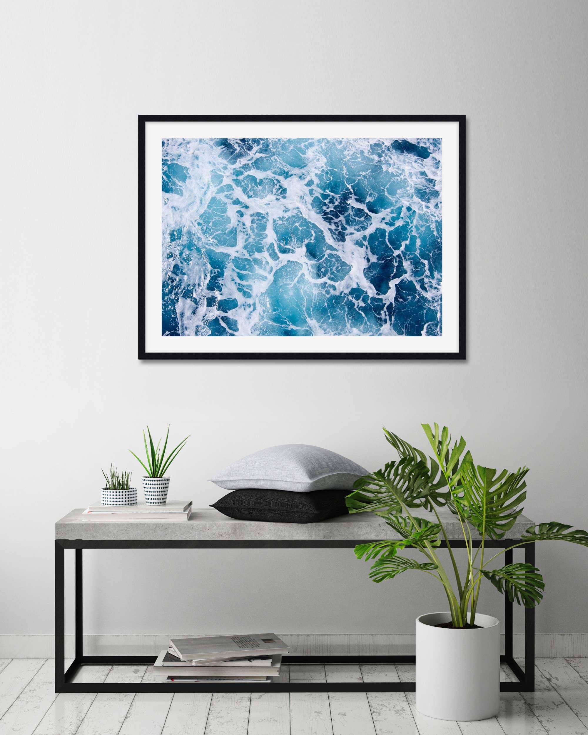 Sea Foam Wall Art for Bedroom