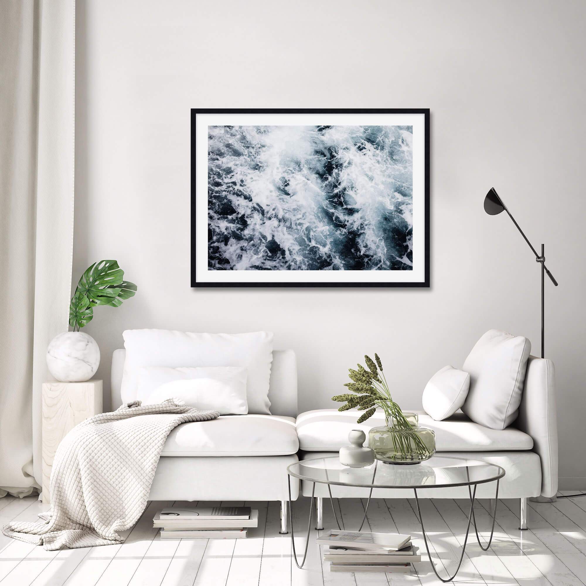 Stormy Seas by Vera Mladenovic Wall Art for Living Room