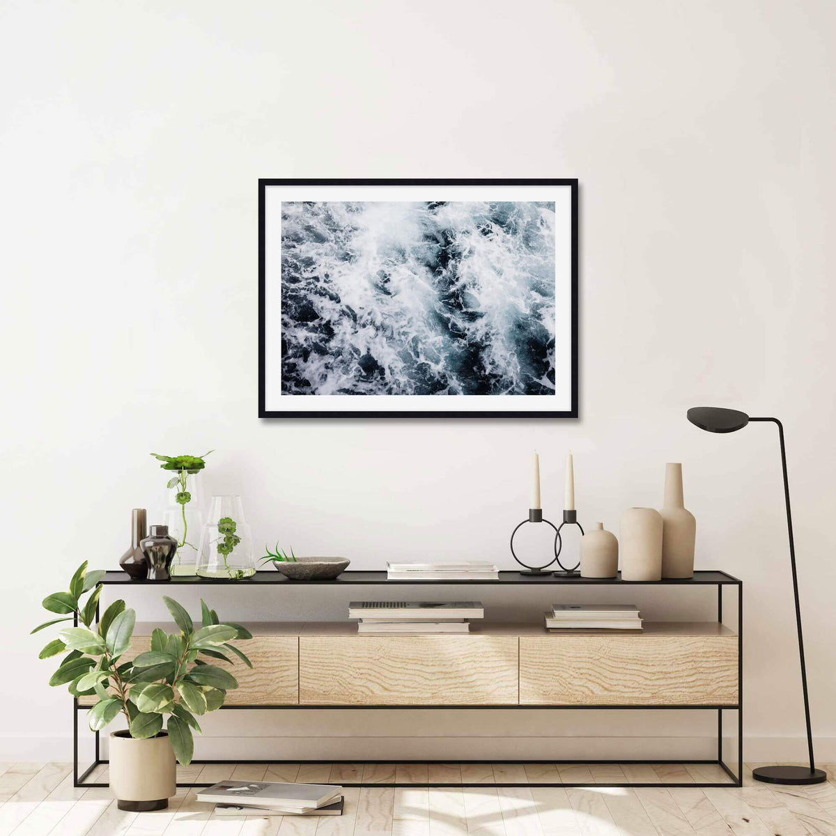 Stormy Seas by Vera Mladenovic Wall Art for Living Room